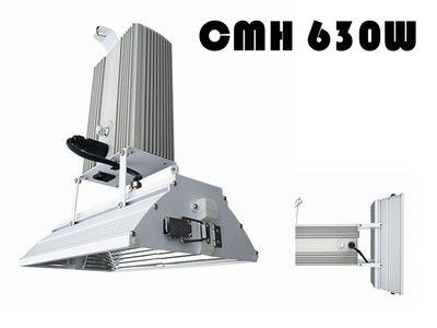 HID 6 Phase Dimming CMH Grow Lights 630W ฮูดอลูมิเนียมสำหรับสวนในร่ม