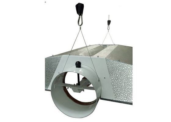 8inch HPS 1000w Air Cooled Tube Reflector MH Square พื้นที่ปลูก