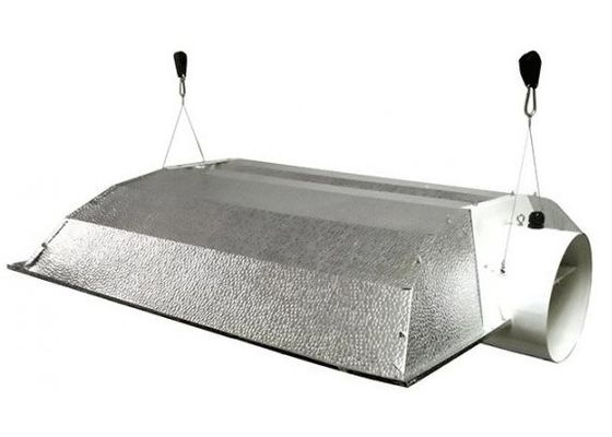 8inch HPS 1000w Air Cooled Tube Reflector MH Square พื้นที่ปลูก