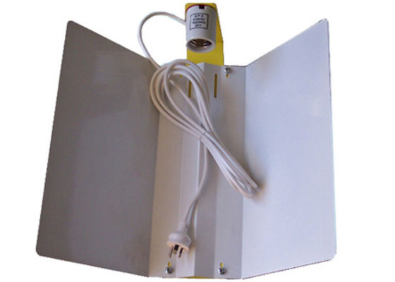 Max Airflow Grow Light Reflectors ซ็อกเก็ตสองด้าน Air Cooling Wing 265V