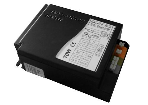 0.44A 130Hz บัลลาสต์เรือนกระจกดิจิตอลเซรามิคเมทัลฮาไลด์ 70W หลอดโซเดียม