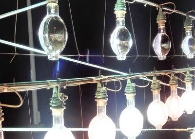 สะท้อนแสงด้านข้าง 700w MH Grow Light Bulbs ประหยัดน้ำมันยาว 350mm