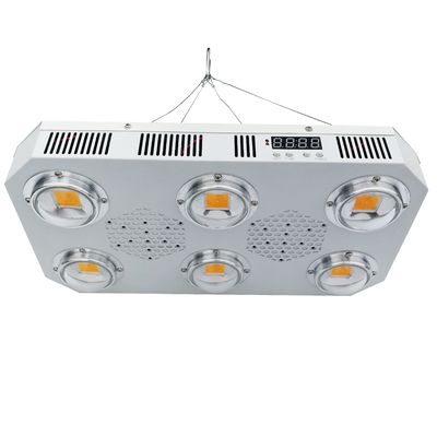 300W 4.2kgs LED COB เติบโตแสงดอกจานระบายความร้อนพัดลม 24 ชั่วโมงสวิตช์ 300w Led Grow Light