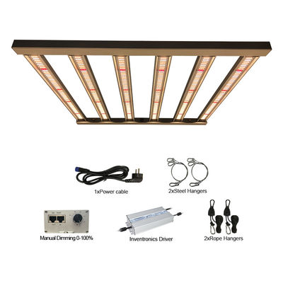 240VAC 2.7μmol / J พืชสวน Led Grow Lights 320W 6 Pillar Full Spectrum
