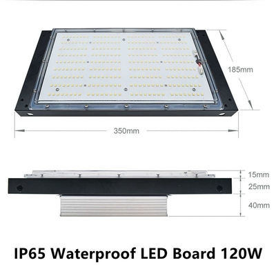 120w ไฮโดรโปนิกส์ LED เติบโตไฟ 3500k หรี่แสงได้ IP65 จัดอันดับกันน้ำ