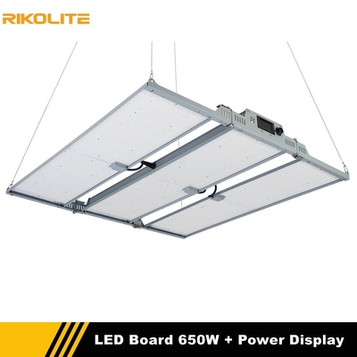 Rikolite พืชสวน LED เติบโตไฟ 650w บอร์ดควอนตัมพร้อมฟังก์ชั่นแสดงผลพลังงาน