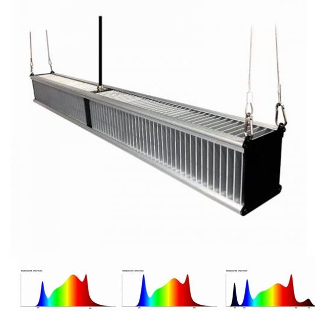 800w 2.7μMol / J เรือนกระจกพืชเติบโตไฟพืชสวนไฮบริด Led 1000w Slim Bar